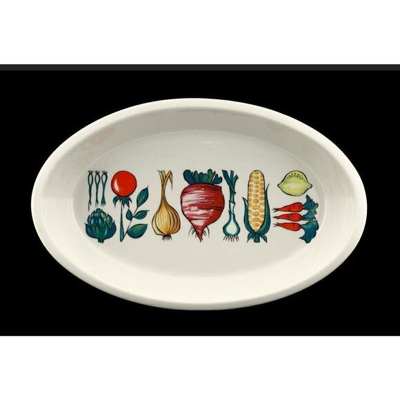 Villeroy & Boch Primabella Vegetables Oval Casserole Baking Serving Dish - Picture 1 of 1